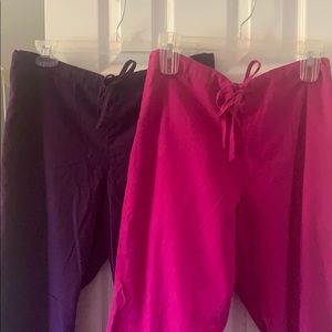 Set of PETITE scrub pants